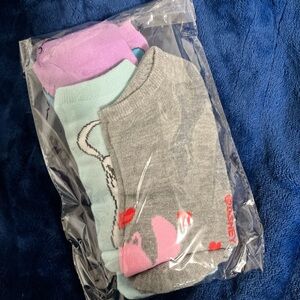Disney Women's Socks Set - Gray, Purple, Blue